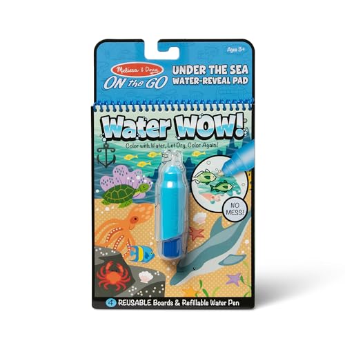 On the Go Water Wow! Reusable Water Reveal Activity Pad Under the Sea FSC Certified